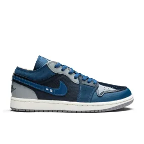 Air Jordan 1 Low SE Craft (GS) - Obsidian/Ashen Slate/French Blue