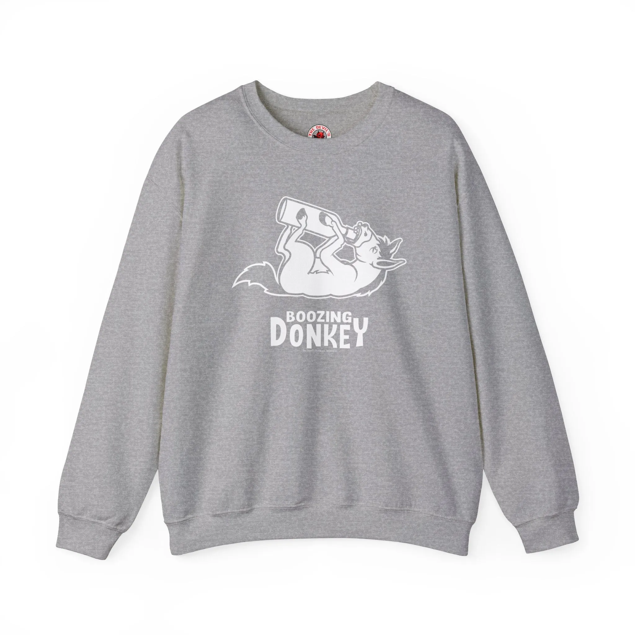 Boozing Donkey Crewneck Sweatshirt