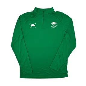 Buffalo Sabres x BFLO Kelly Green Quarter Zip