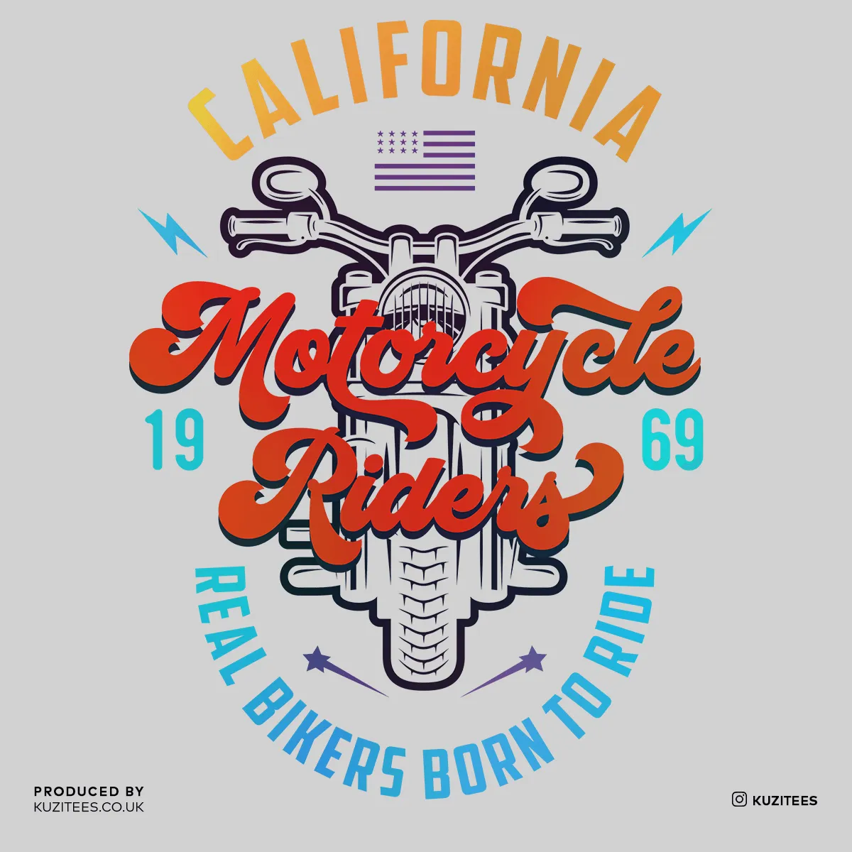 California Motorcycle Riders Real Bikers Born to Ride 1969