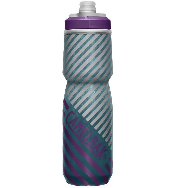 Camelbak Podium Cycling Bottle Big Chill 24 OZ/710ML - Coral Stripe, Fiery Red/White, Teal Stripe, White/Black