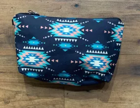 Cosmetic Travel Bag - Aztec Print