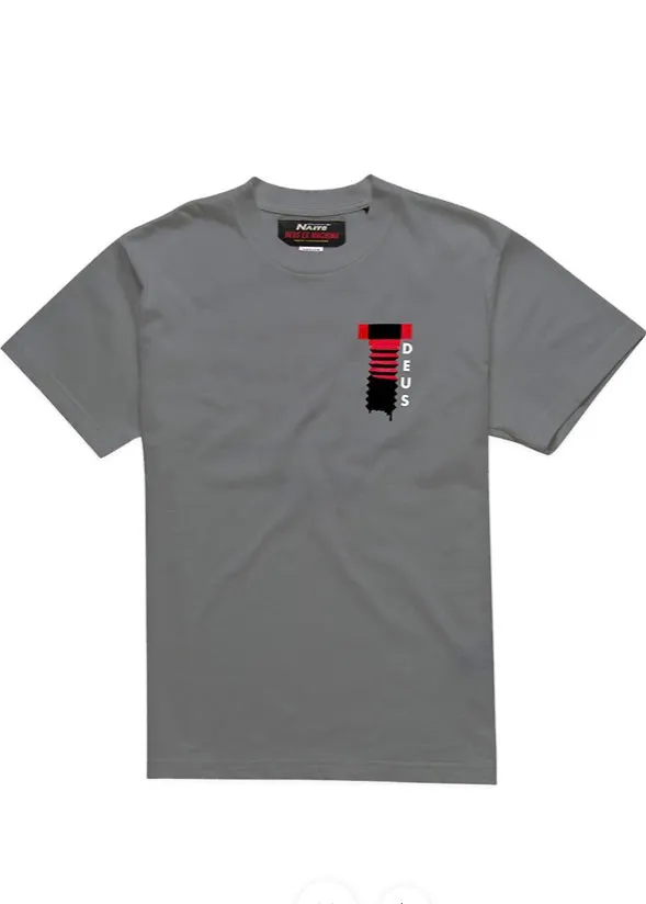 Deus Ex Machina Naito Biarritz Tee Smoked Pearl