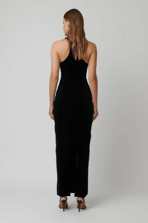 Eiza Gown Black Velvet