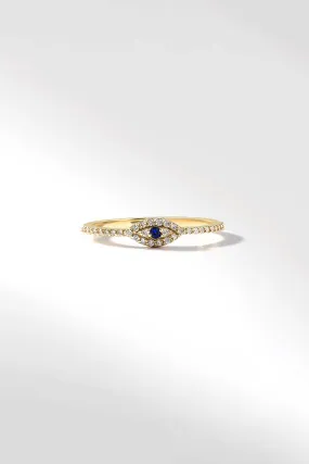 Envy Ring in Sapphire and Diamond