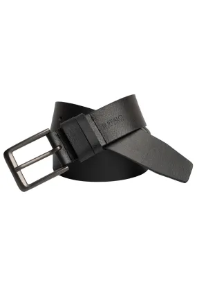 Full Grain Black Buffalo Leather Belt - BB1003C04