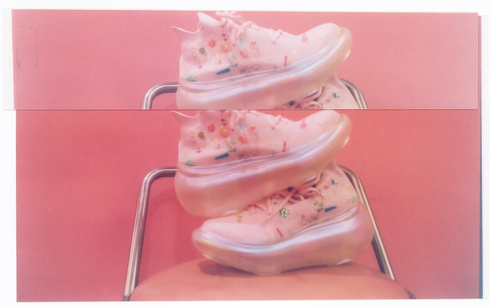 Hana Embroidery Ribbon Shoes / Aurora Pink