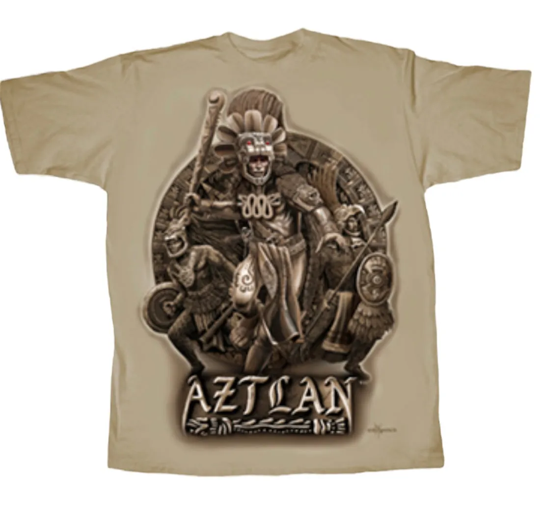 (KHAKI) AZTLAN -  Men's Tee