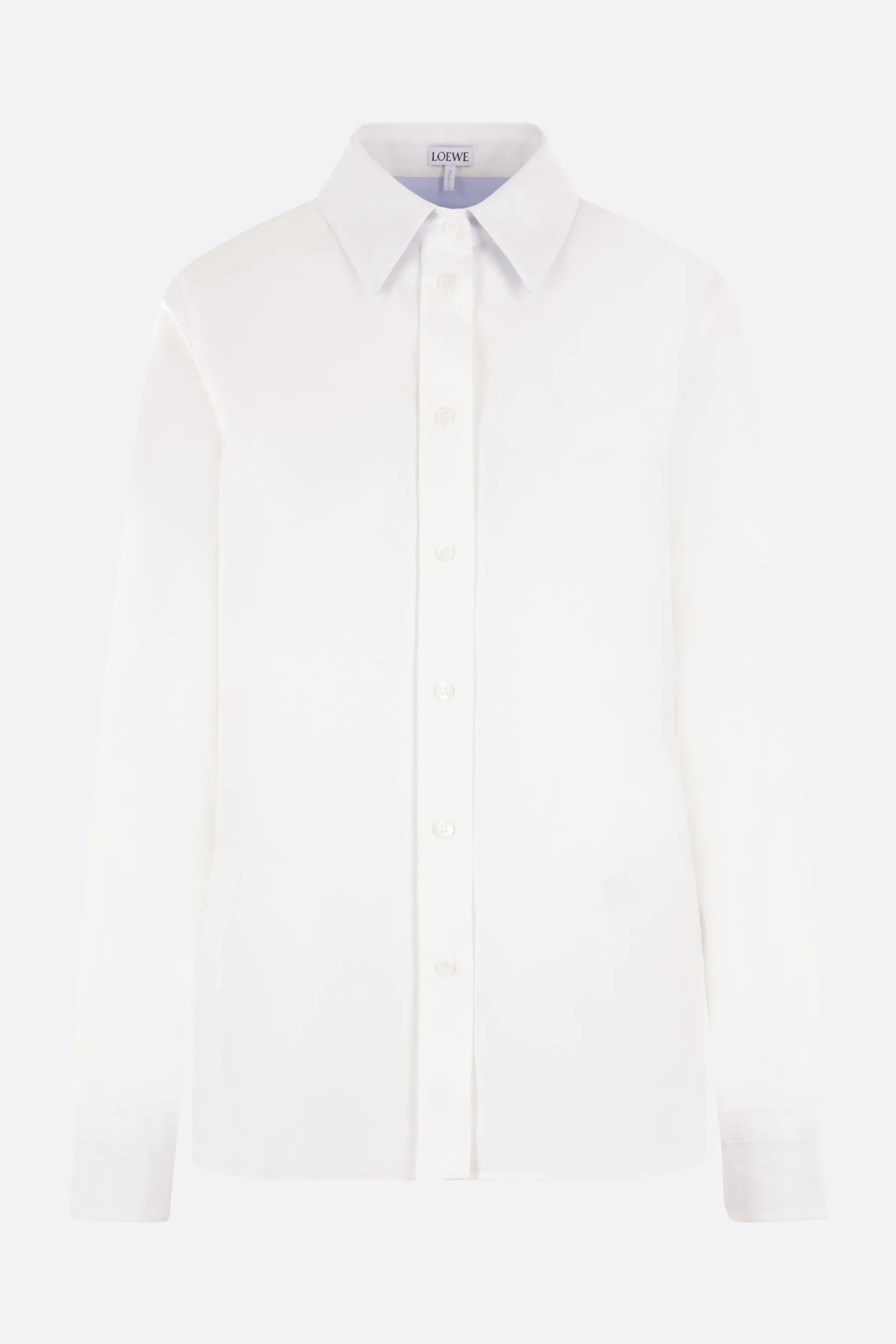 logo embroidery gabardine shirt