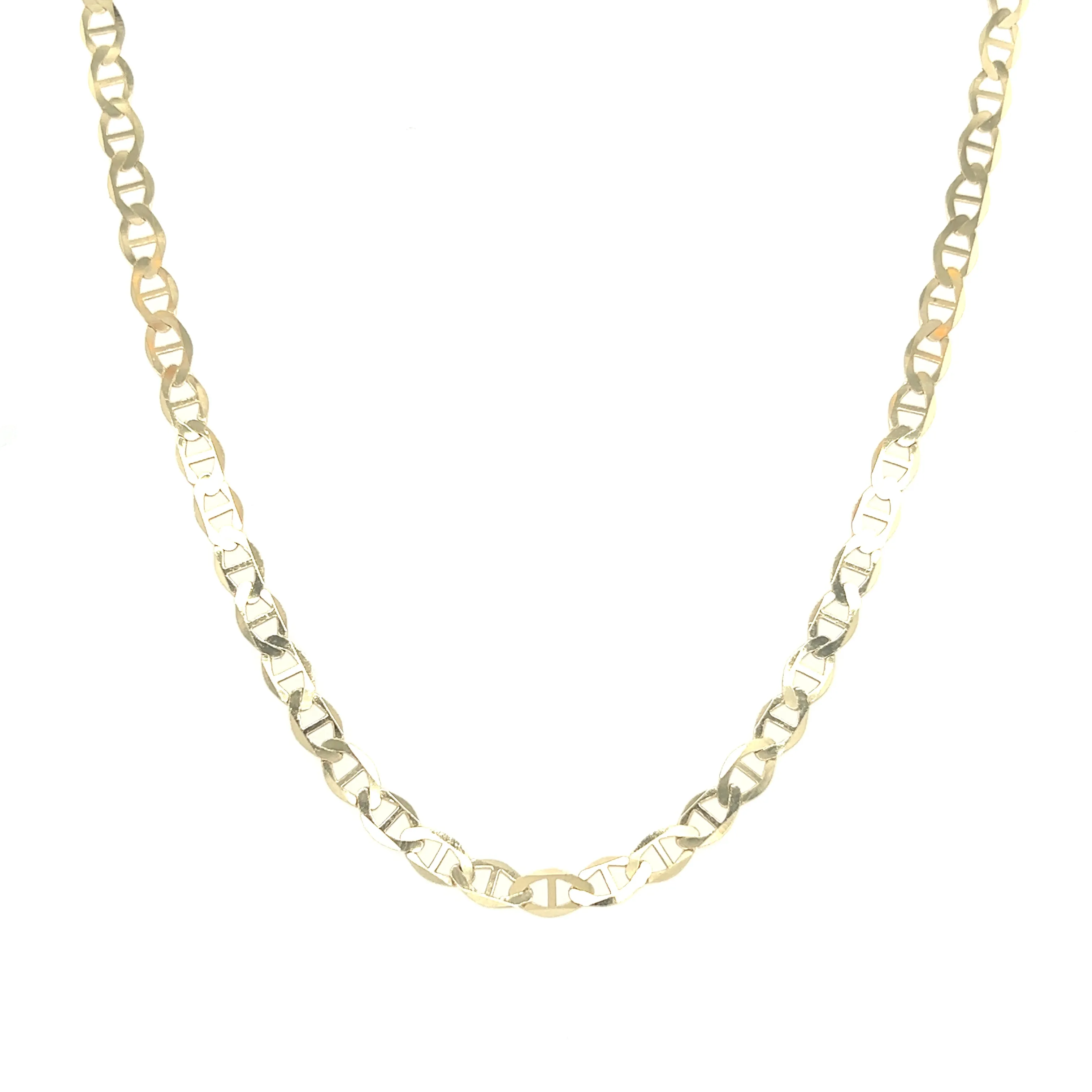 Mariner Chain 4.5mm with 22 Inches of Length in 14K Yellow Gold