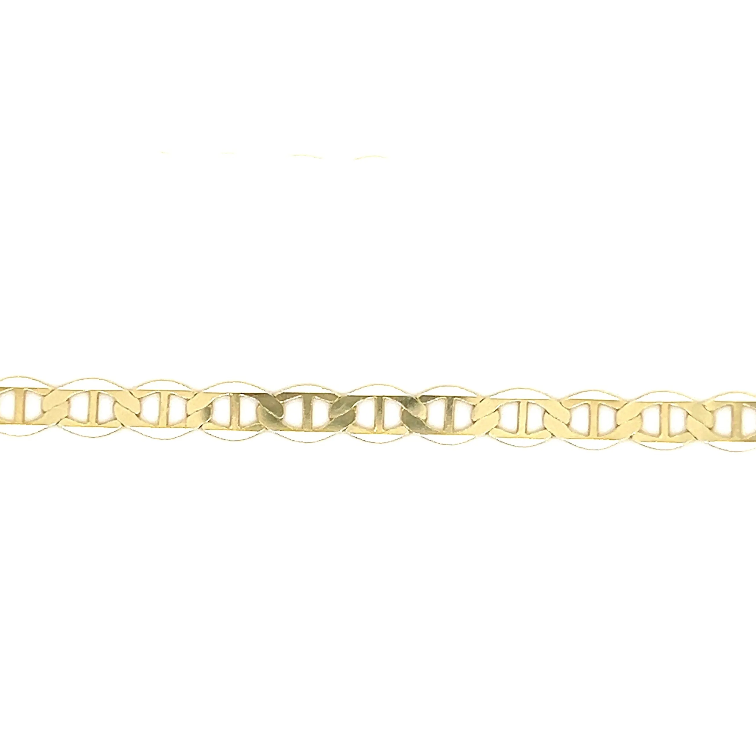 Mariner Chain 4.5mm with 22 Inches of Length in 14K Yellow Gold