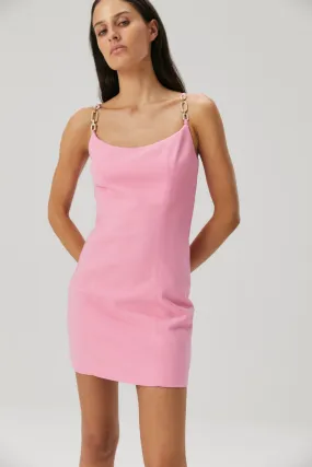 Misha | Blanca Bonded Crepe Mini Dress