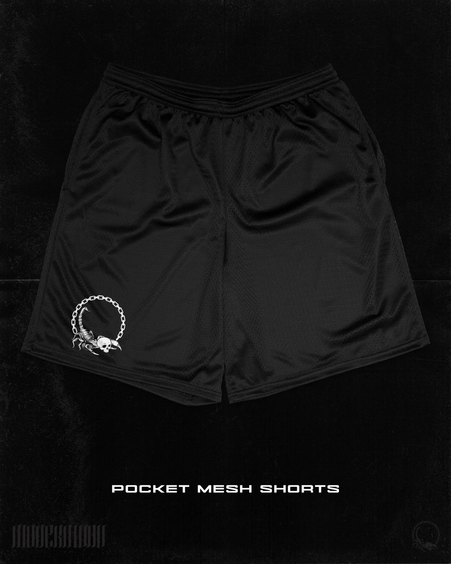 Modern Wav Mesh Shorts