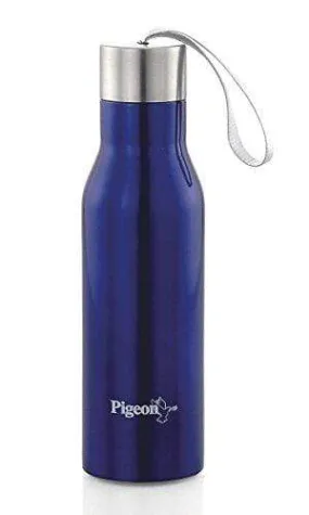 Pigeon Glamour stainless steel Water Bottle, 600ml, Blue