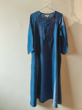 Pintuck Chanderi Kurta