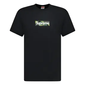 SUPREME CAMO BOX LOGO T-SHIRT BLACK