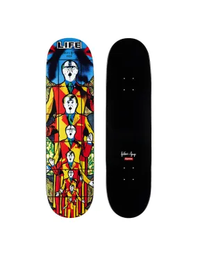 Supreme Gilbert & George LIFE Skateboard Deck Multi 8.25