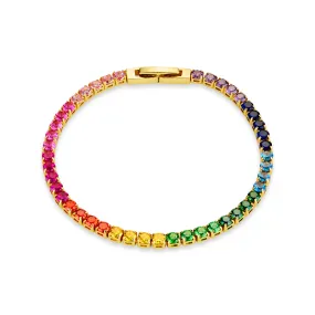 Tennis Bracelet - Rainbow