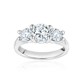 Three Stone Engagement Ring