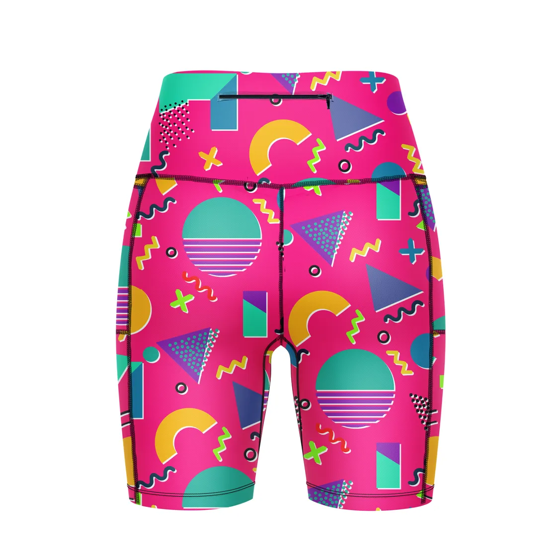 ''Throwing shapes'' fitted shorts