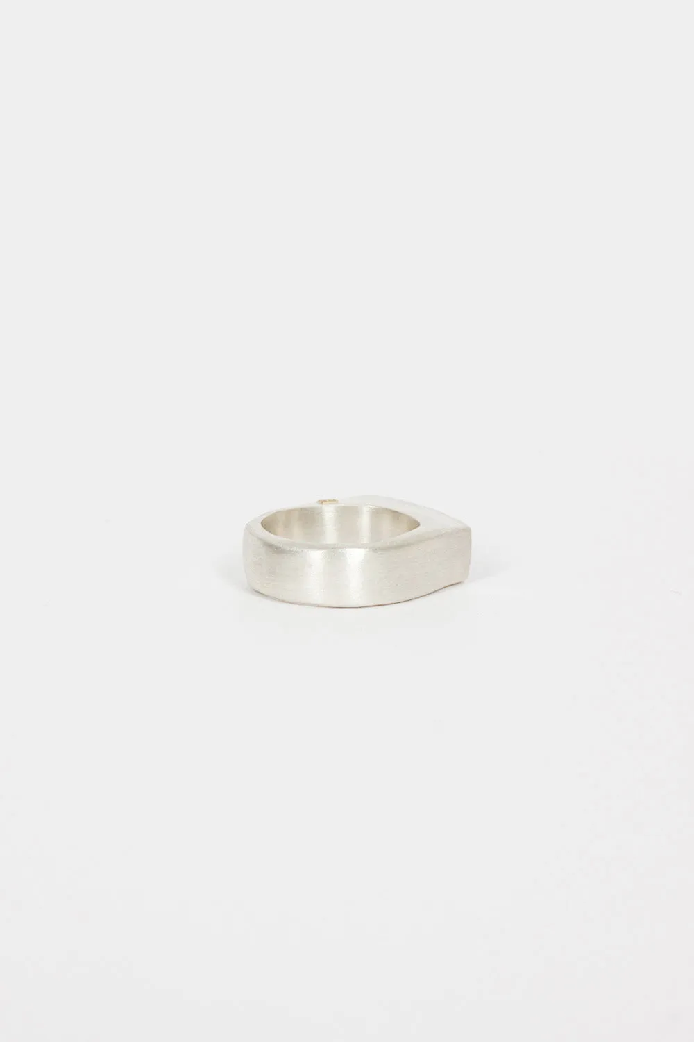 Tumi Ring Sterling Silver/Cognac Diamond