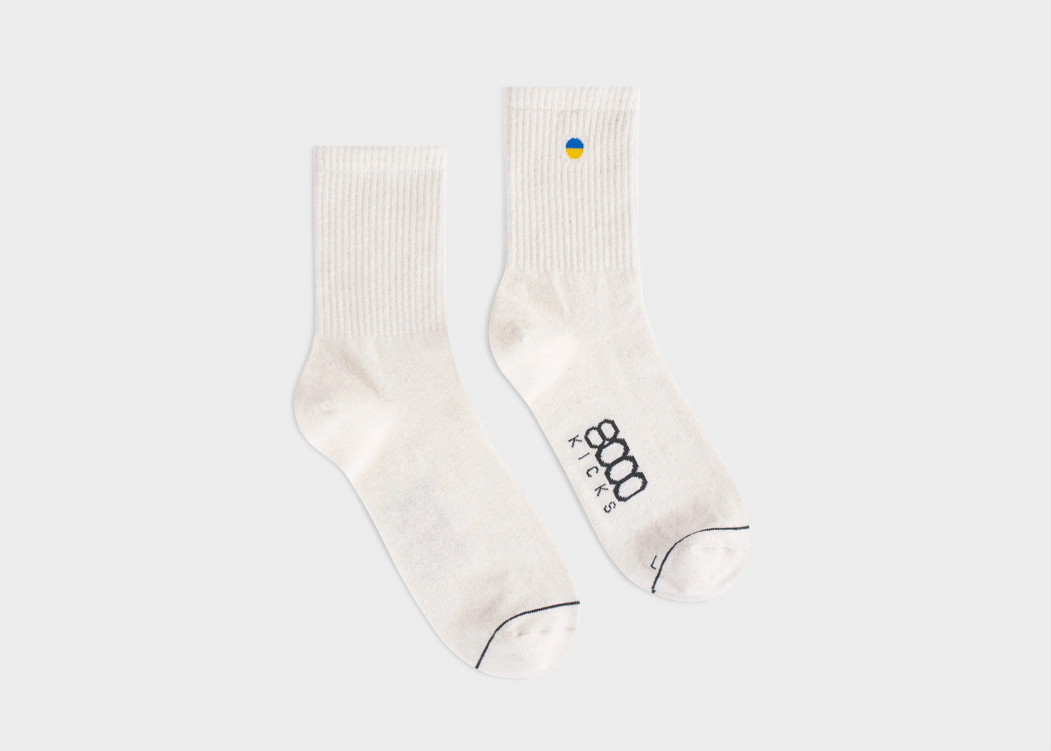 Ukraine Crew Socks Beige