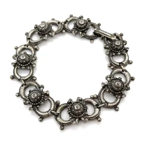 【USA輸入】ヴィンテージ FLORENZA ゴシック メタル ブレスレット/Vintage FLORENZA Gothic Metal Bracelet