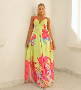 VESTIDO PIMPNELLA 3787 PARADISE ESTAMPADO