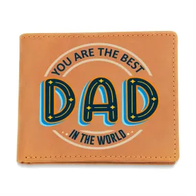 Wallet Design_Dad You Are the Best Leather Wallet