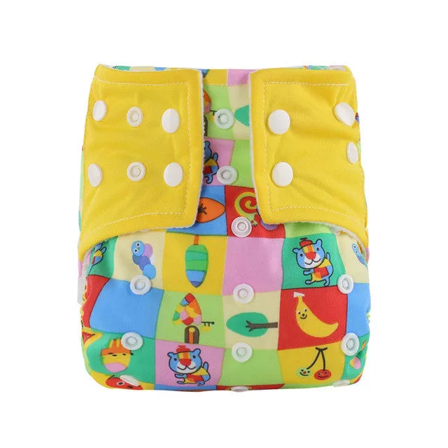 Washable and Reusable Snap Closure Diaper