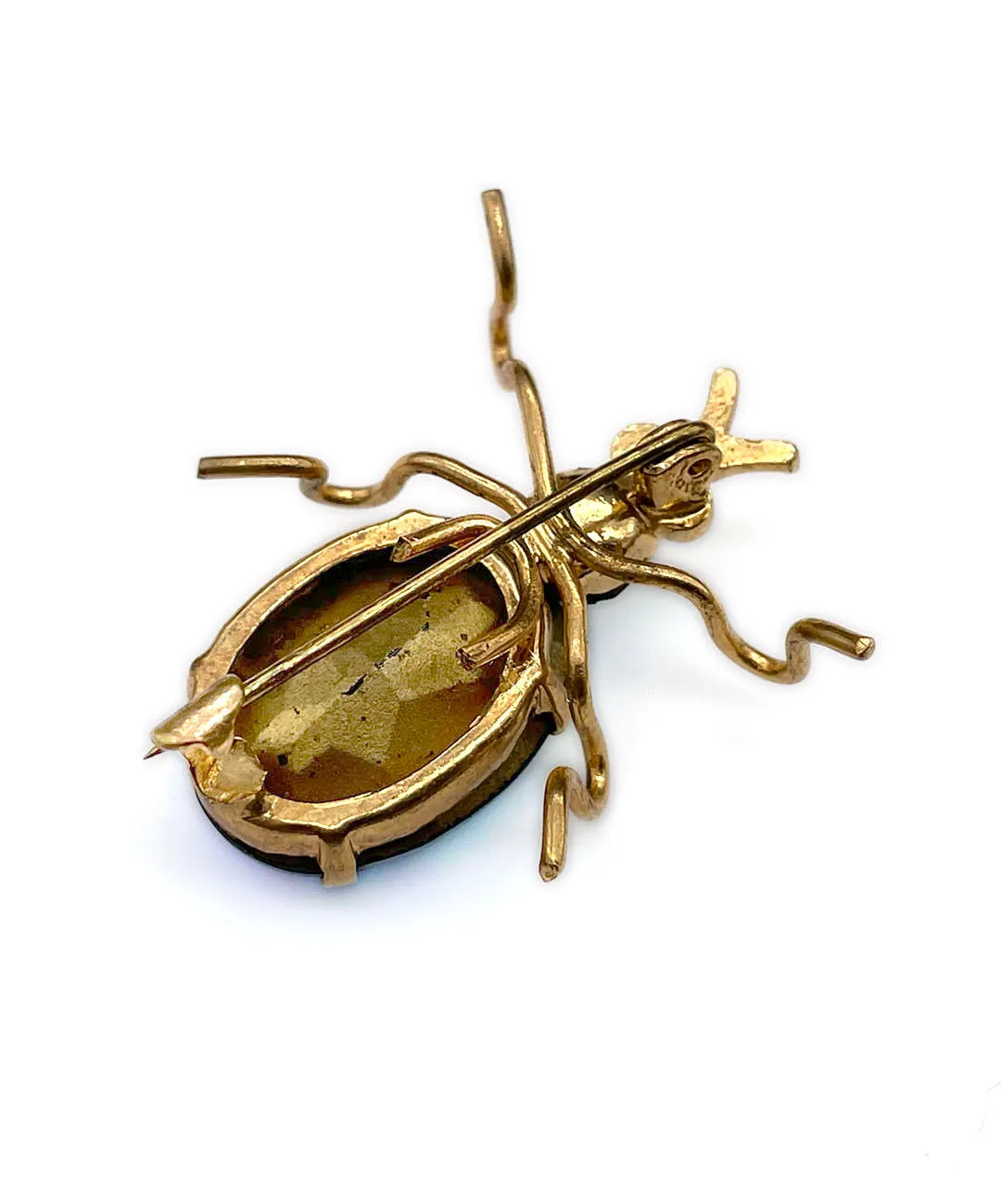 【チェコ買付】ヴィンテージ バグ ビジュー ブローチ/Vintage Bug Bijou Brooch