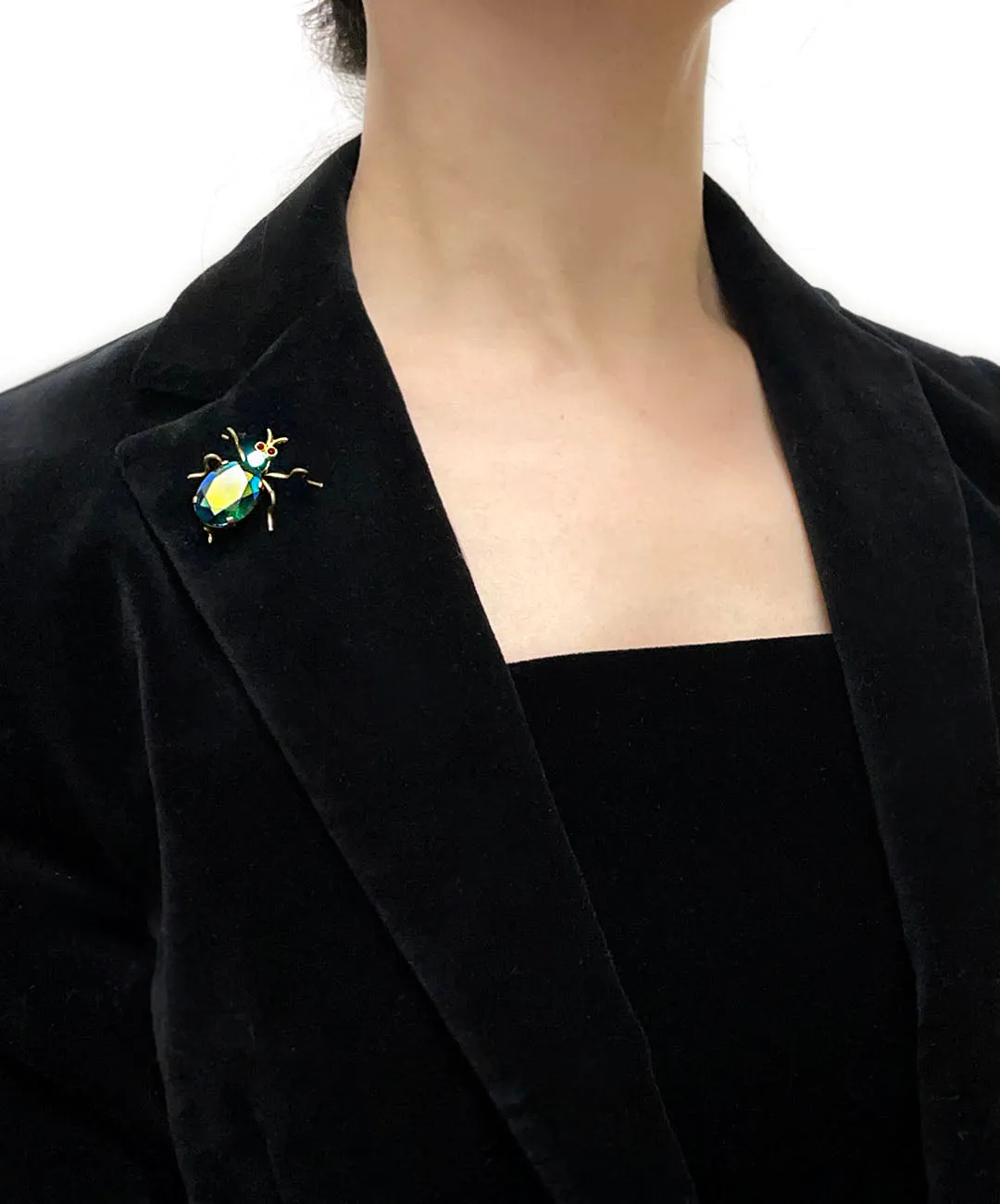 【チェコ買付】ヴィンテージ バグ ビジュー ブローチ/Vintage Bug Bijou Brooch